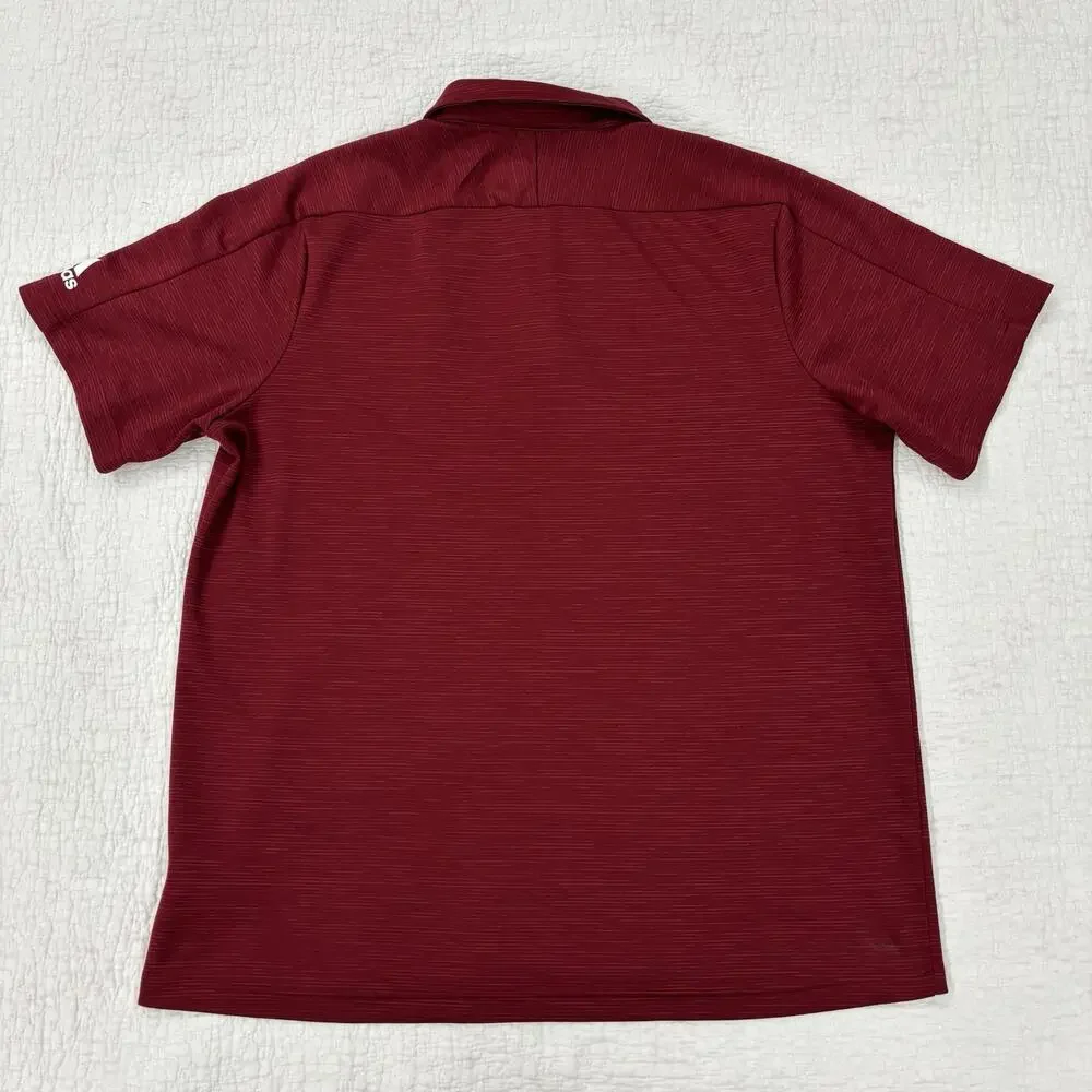 Adidas Georgia Bulldogs Performance Polo Shirt Men XL Red Logo Football Golf